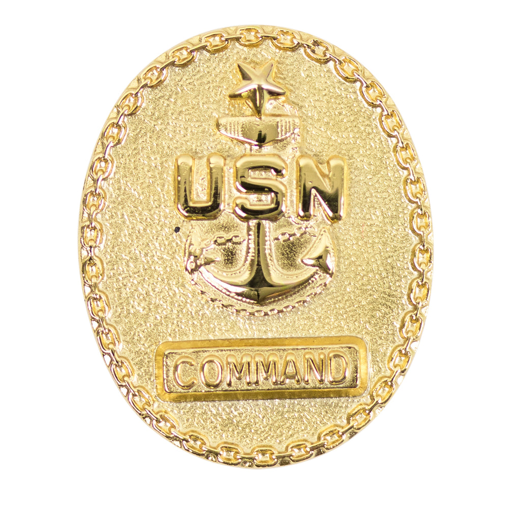Navy Badge: Senior Enlisted Advisor E8 Command CPO - miniature