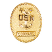 Navy Badge: Master Enlisted Advisor E9 Command CPO - miniature