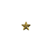 NO PRONG Miniature Medal Attachment: 1/8 inch Gold Star