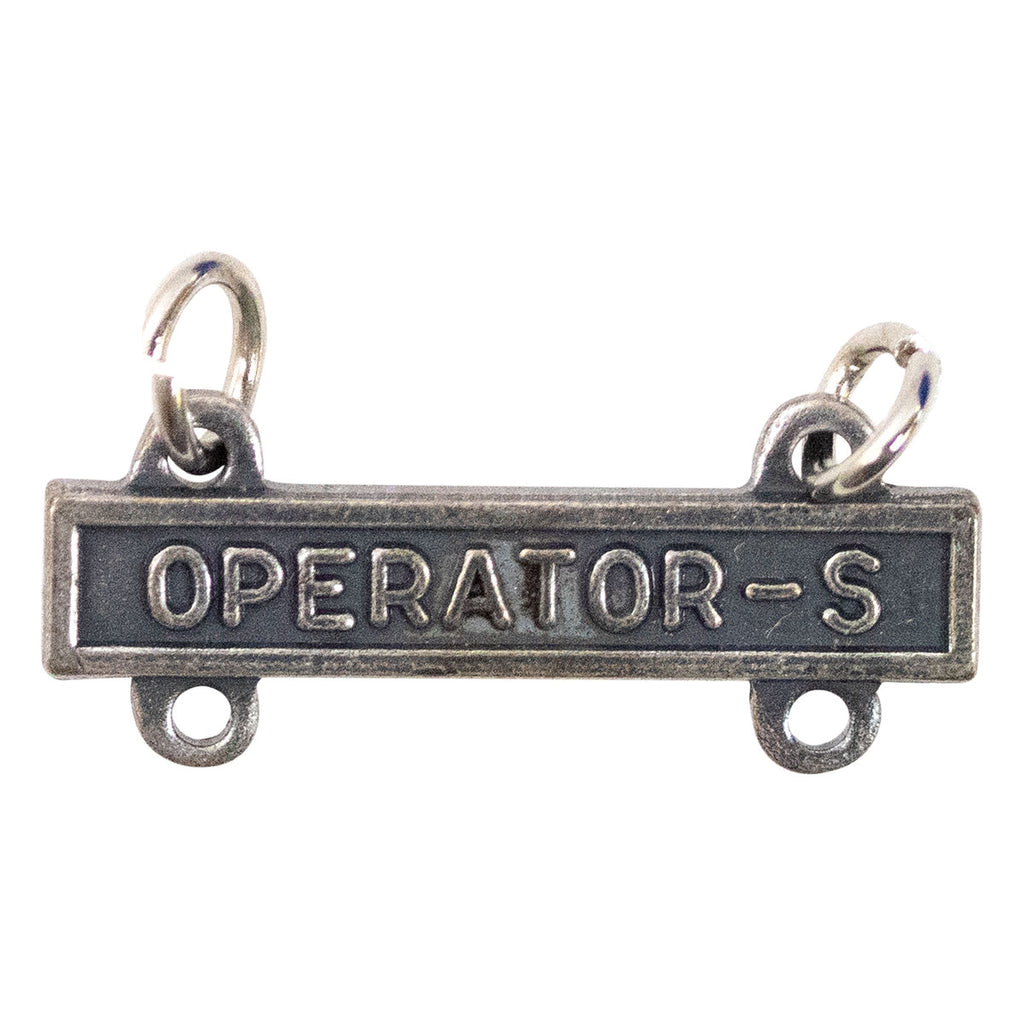 Operator Qual Sticker Army Silver Oxidized Finish Operator S Qualification Bar – Vanguard ...