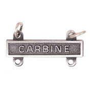 Army Qualification Bar: Carbine - silver oxidized finish
