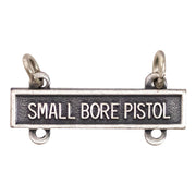 Army Qualification Bar: Small Bore Pistol - silver oxidized finish