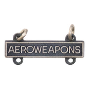 Army Qualification Bar: Aero Weapons - silver oxidized finish