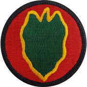 Army Patch: 24th Infantry Division - color