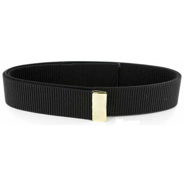 Belt: Black Nylon with 24k Gold Tip - male
