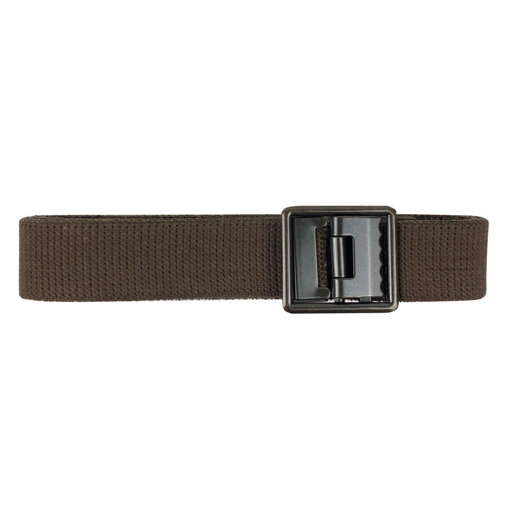 Army Belt: Brown Cotton with AGSU Buckle and Tip XL