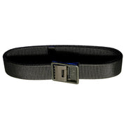 Navy Belt and Buckle: Black Nylon Seabee Black Buckle and Tip - male
