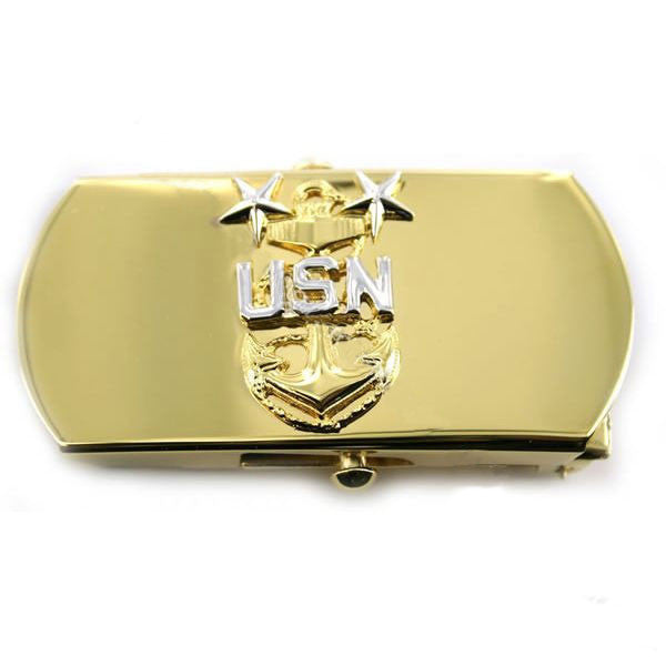 Navy Belt Buckle: E9 Chief Petty Officer: Master