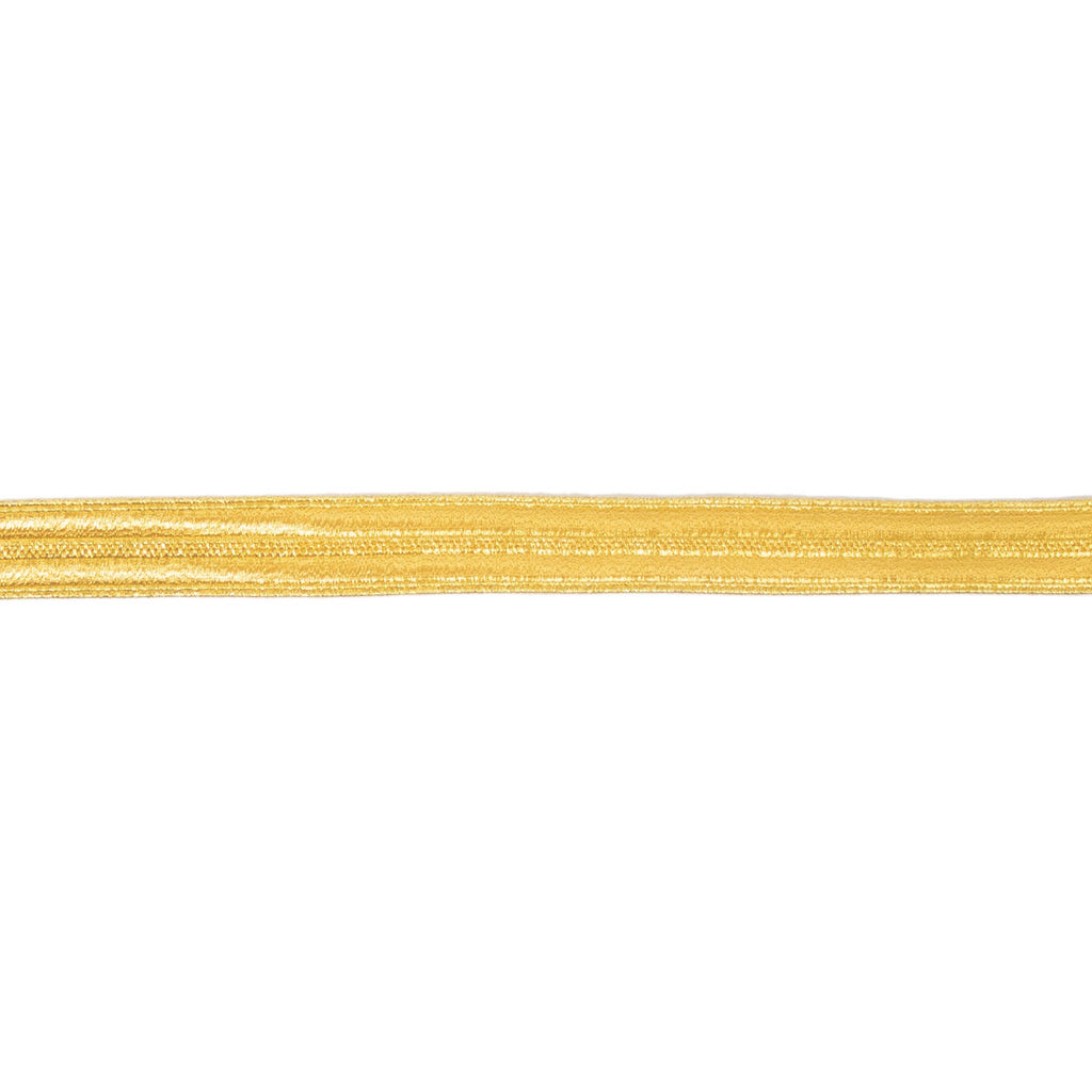 Synthetic Lace: Gold - 1/4 inch