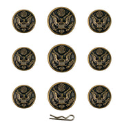 Army AGSU Button Set: Eagle 3-30 Ligne and 6-25 Ligne Female