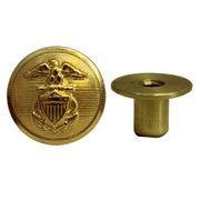 USNSCC Gold Cap Screw Button With Tube
