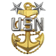 Navy Cap Device: E9 Chief Petty Officer: Master