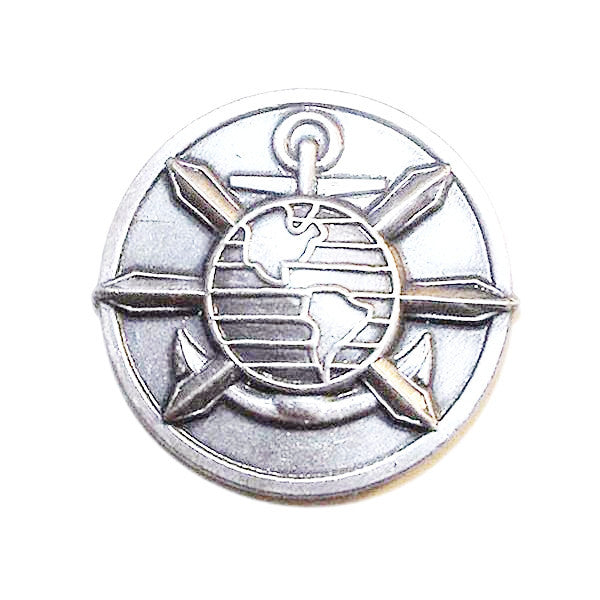 Distintivo Per Berretto U.S. Navy Damage Controlman, Finitura A Specchio, Nuovo
