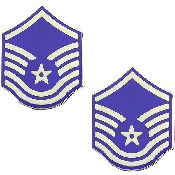 Air Force Metal Chevron: Master Sergeant