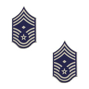 Air Force Metal Chevron: Chief Master Sergeant: First Sergeant
