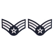 Air Force Embroidered Chevron: Airman: Senior - large color