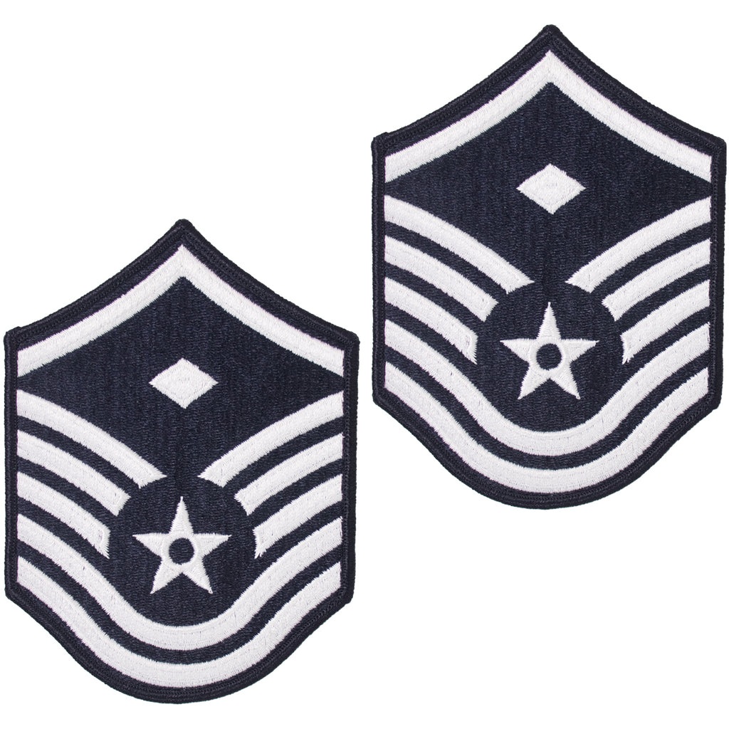 Air Force Embroidered Chevron: Master Sergeant: 1st Sgt - large color