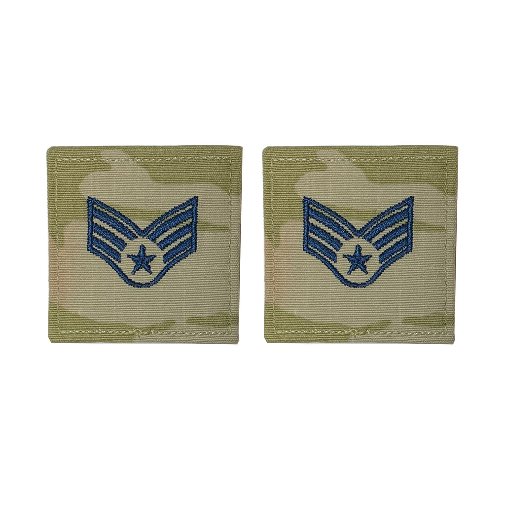 Space Force Embroidered Rank: Specialist 4 - OCP with hook