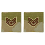 Air Force Embroidered Rank: Staff Sergeant - OCP with hook