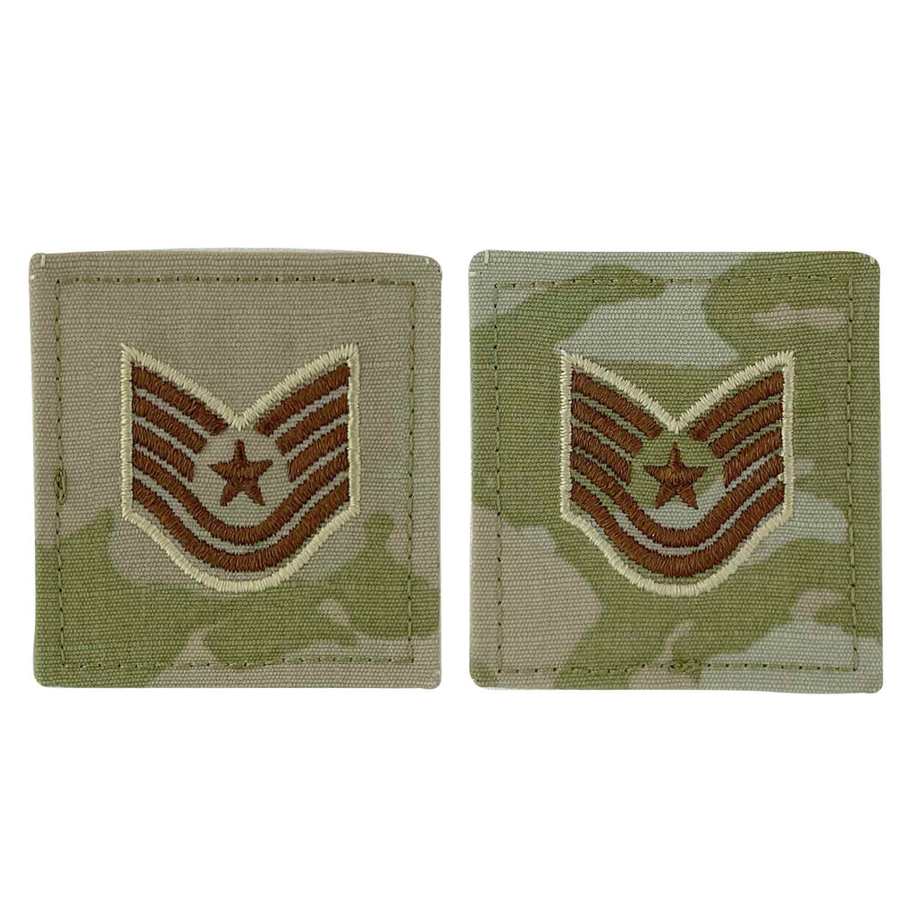 Air Force Embroidered Rank: Technical Sergeant - OCP with hook