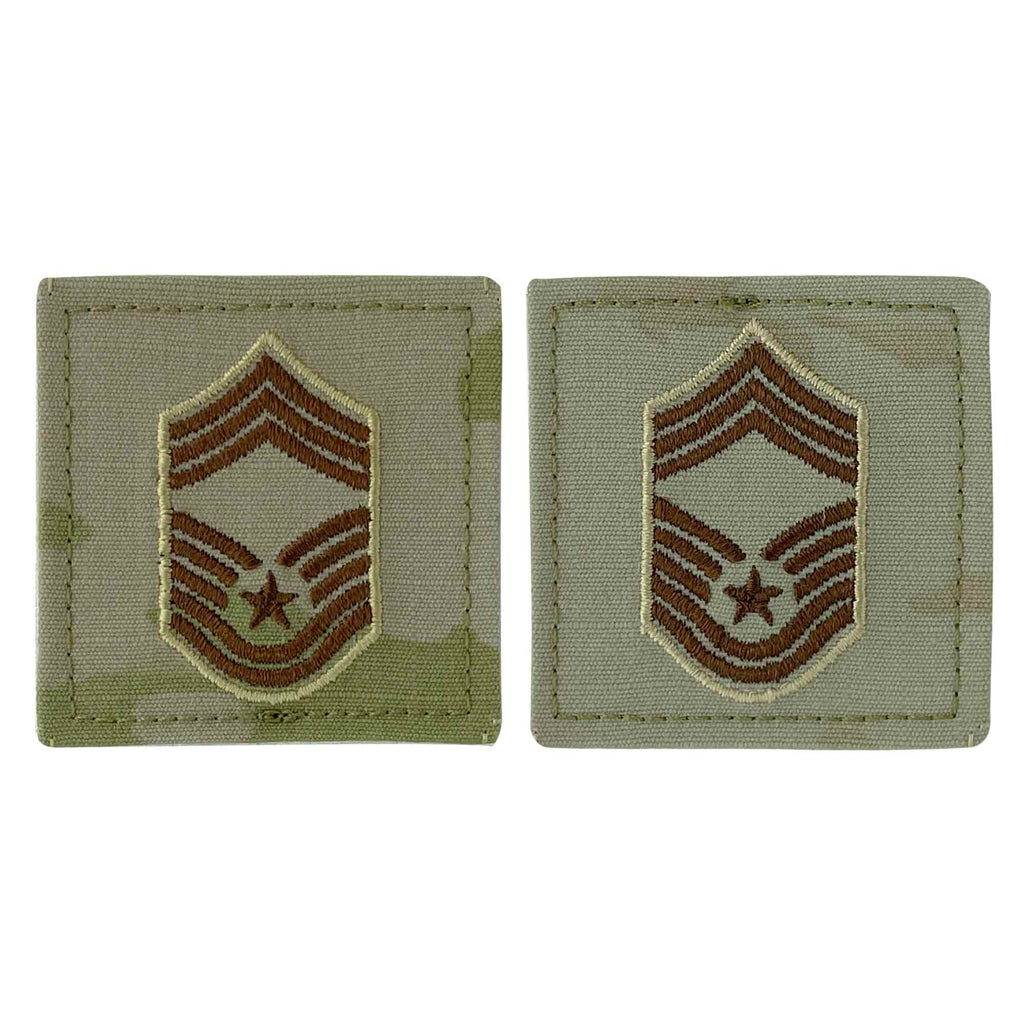 Air Force Embroidered Rank: Chief Master Sergeant - OCP with hook ...