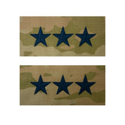 Space Force Embroidered OCP Sew on Officer Cap Rank Insignia: Lieutenant General