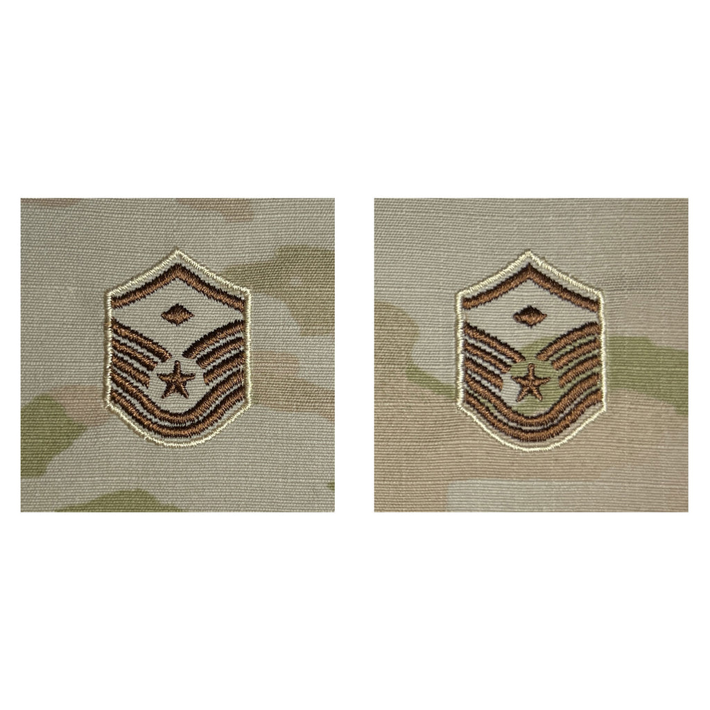 Air Force Embroidered Rank: Master Sergeant with Diamond - OCP Sew on
