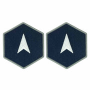 Space Force Chevron Embroidered: Specialist 1 - Small Color