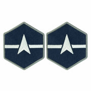 Space Force Chevron Embroidered: Specialist 2 - Large Color