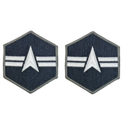 Space Force Chevron Embroidered: Specialist 3 - Large Color