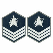 Space Force Chevron Embroidered: Sergeant - Small Color