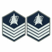 Space Force Chevron Embroidered: Technical Sergeant - Small Color