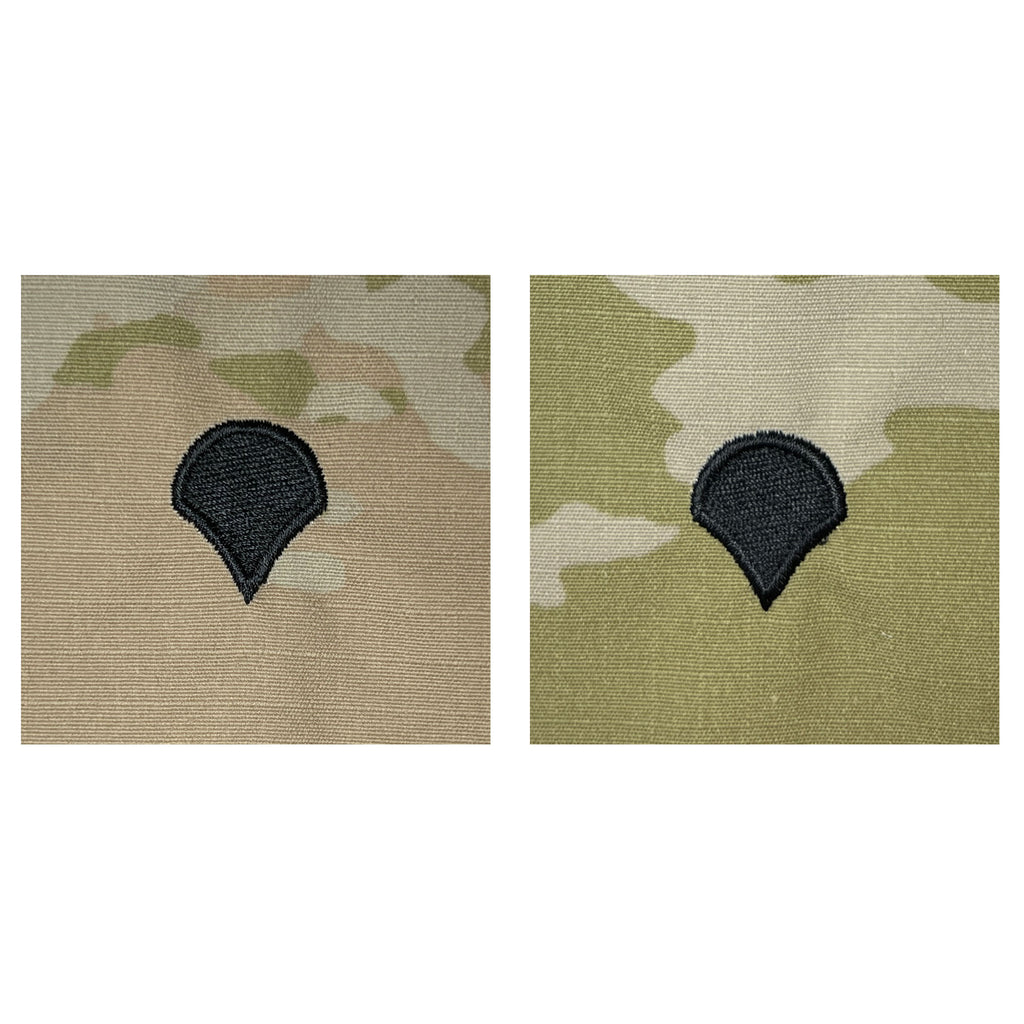 Army Embroidered OCP Sew on Rank Insignia: Specialist 4