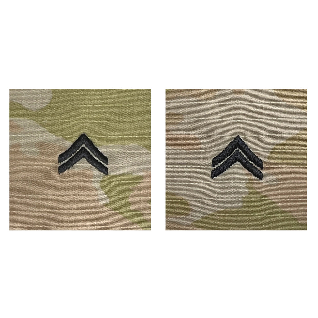 Army Embroidered OCP Sew on Rank Insignia: Corporal