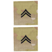 Army embroidered OCP with hook rank insignia: Corporal