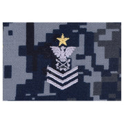 NLCC - Ships Leading Petty Officer Collar Device on Blue Digital Embroidered
