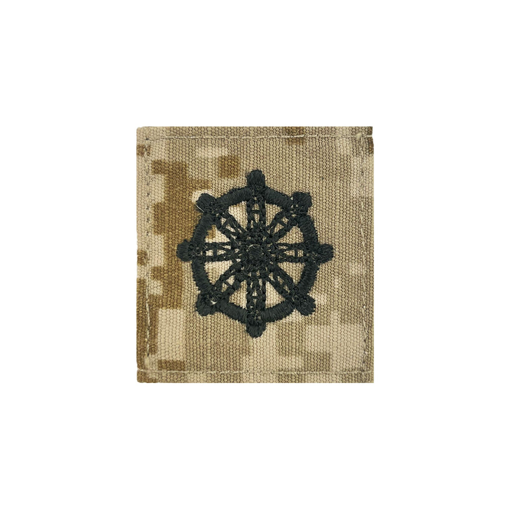Navy Collar Device: Desert Digital Embroidered Buddhist Chaplain