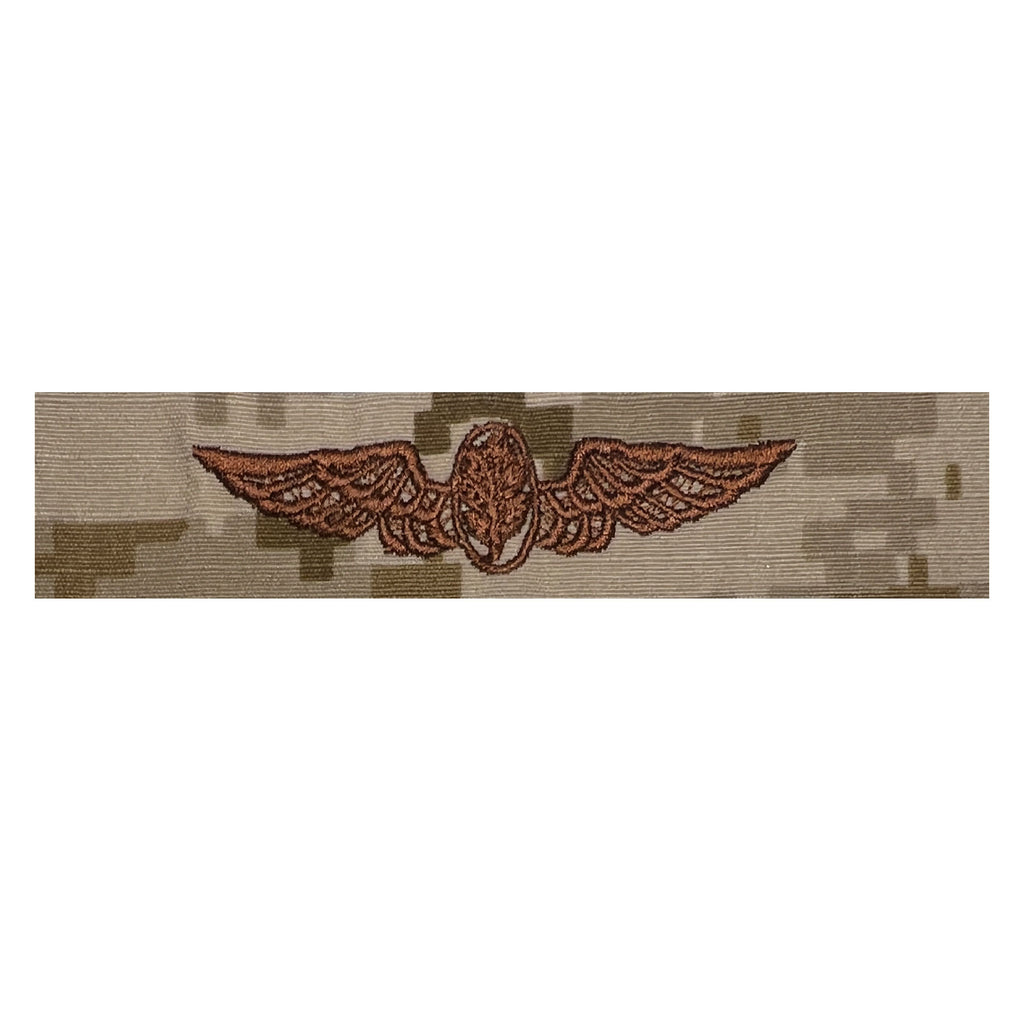 Navy Embroidered Badge: Flight Nurse - Desert Digital