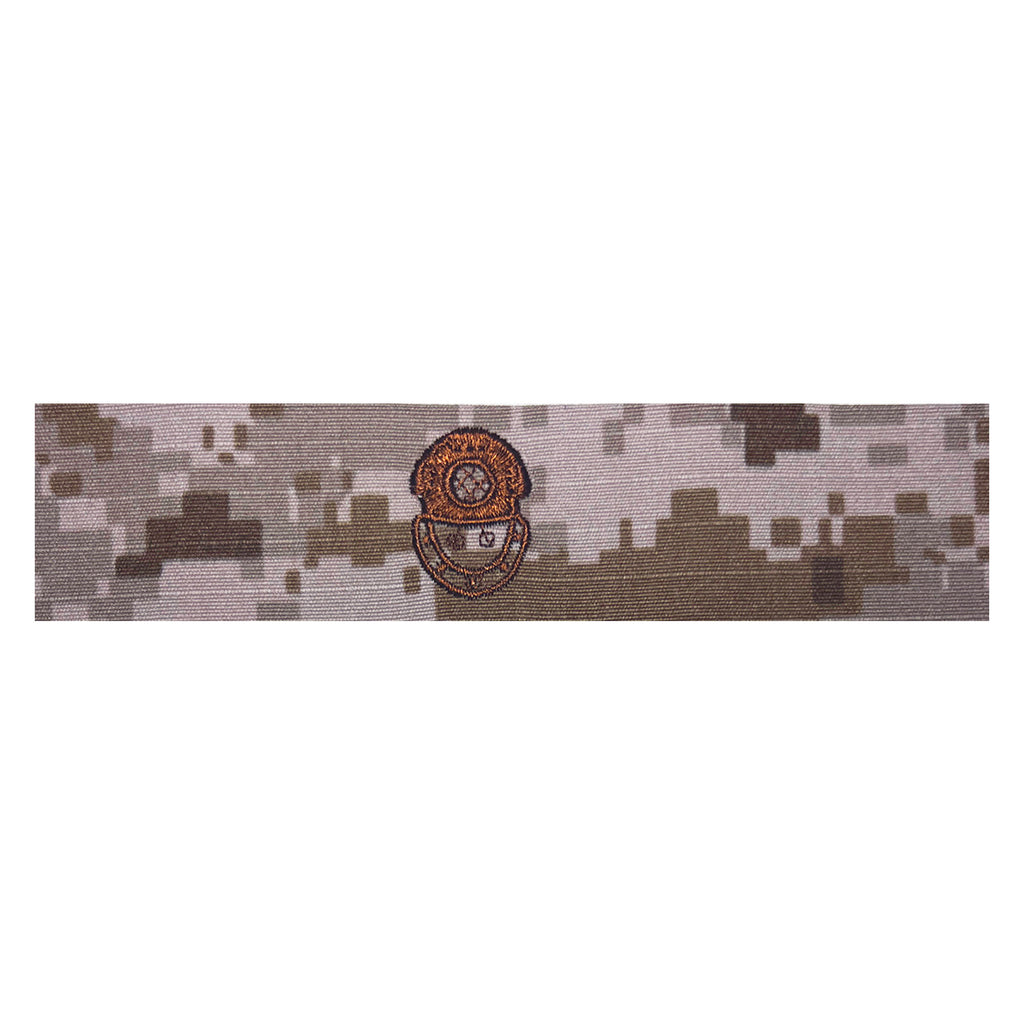 Navy Embroidered Badge: Diver 2nd Class - Desert Digital