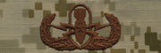 Navy Embroidered Badge: Senior E.O.D. - Desert Digital