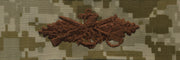 Navy Embroidered Badge: Seabee Combat Warfare - Desert Digital