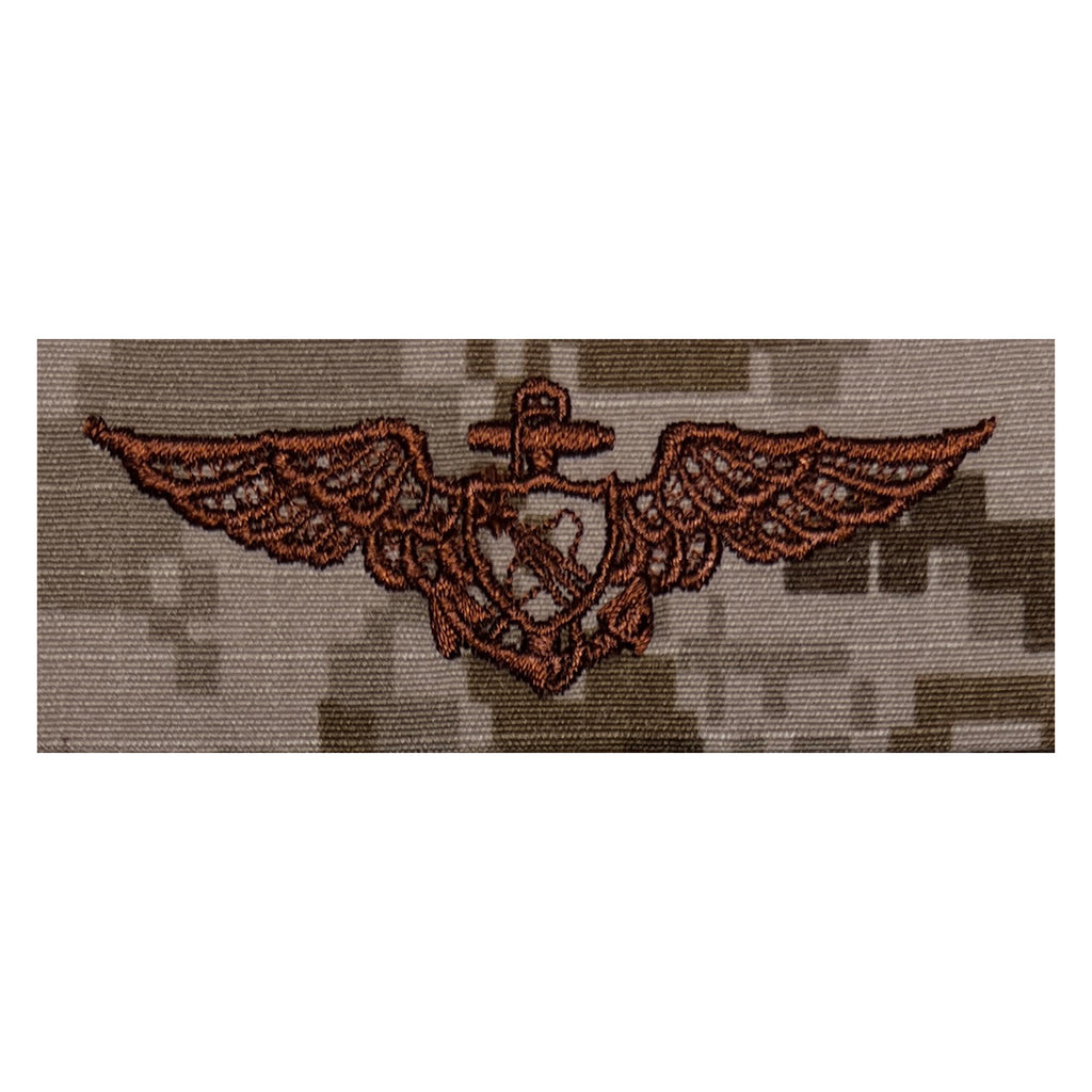 Navy Embroidered Badge: Astronaut - Desert Digital