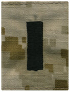 Navy Parka Tab Device: Desert Digital Embroidered LTJG Lieutenant Junior Grade