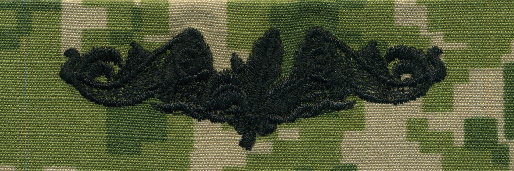 Navy Embroidered Badge: Submarine Supply - Woodland Digital