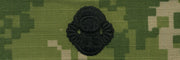 Navy Embroidered Badge: Scuba Diver - Woodland Digital
