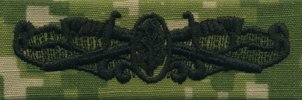Navy Embroidered Badge: Surface Warfare Nurse - Woodland Digital