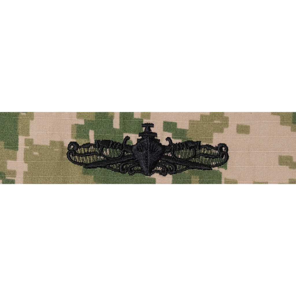 Navy Embroidered Badge: Surface Warfare Officer - Woodland Digital