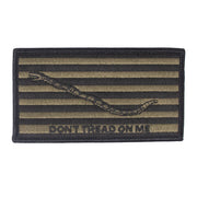 Flag Patch: Don't Tread On Me Flag - Embroidered Woodland Digital NWUIII