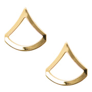 Army Chevron: Private First Class - 22k gold plated