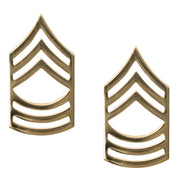 Army Chevron: Master Sergeant - Brass metal